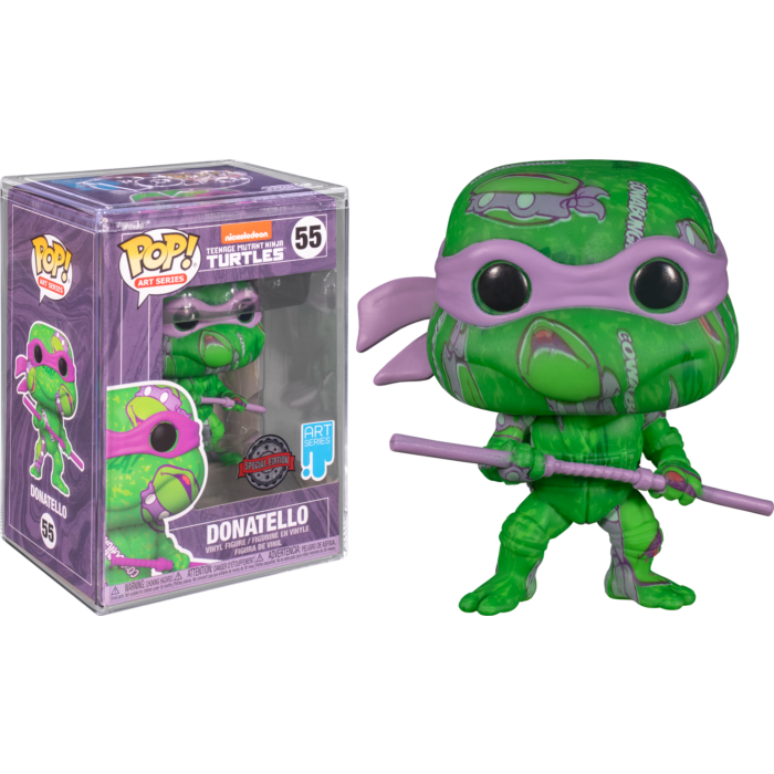 Funko Funko Art Series 55 Donatello Special Edition + Hard Stack Protector TMNT Teenage Mutant Ninja Turtles