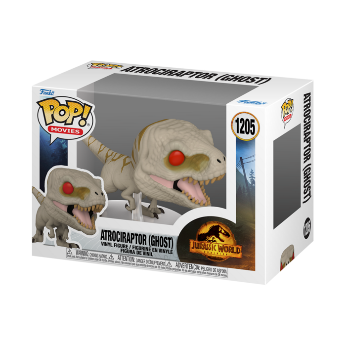 Funko Funko Movies 1205 Atrociraptor Ghost Jurassic World 3 JW3