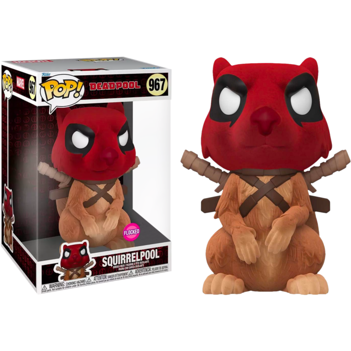 Funko Funko Marvel 0967 Squirrelpool Deadpool Flocked Special Edition
