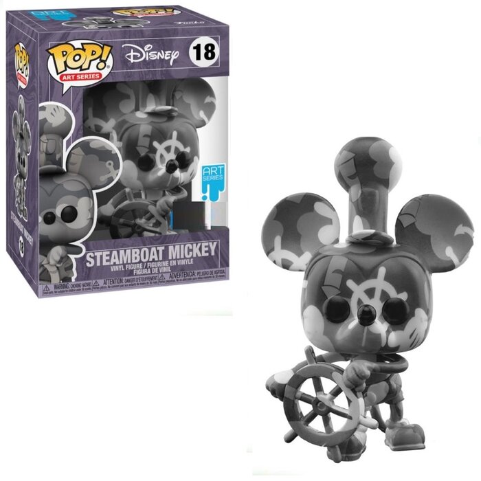 Funko Funko Art Series 18 Disney Steamboat Mickey Special Edition + Hard Stack Protector