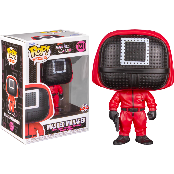 Funko Funko TV Television 1231 Masked Manager Squid Game Netflix Special Edition