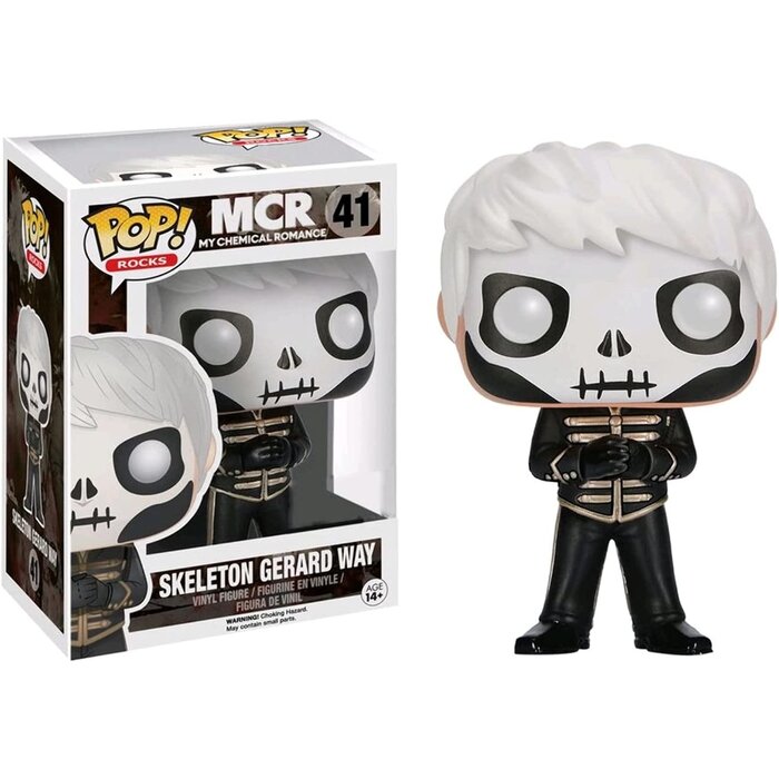 Funko Funko Rocks 041 Skeleton Gerard Way Special Edition MCR My Chemical Romance