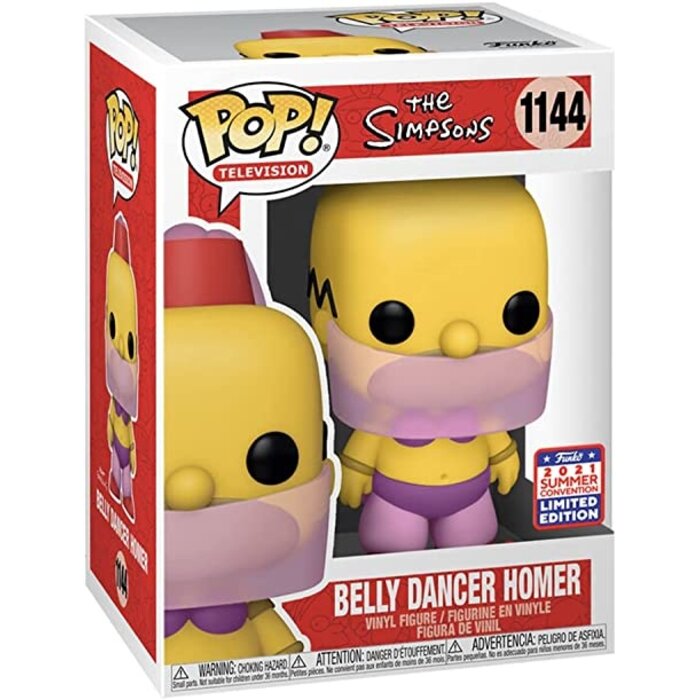 Funko Funko TV Television 1144 Belly Dancer Homer Summer Convention 2021 Limited Edition The Simpsons