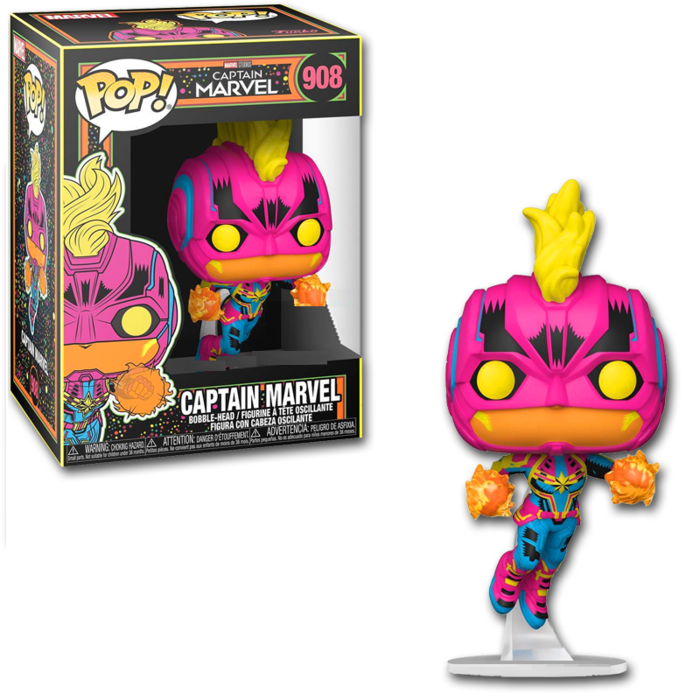 Funko Funko Marvel 0908 Captain Marvel Special Edition Blacklight
