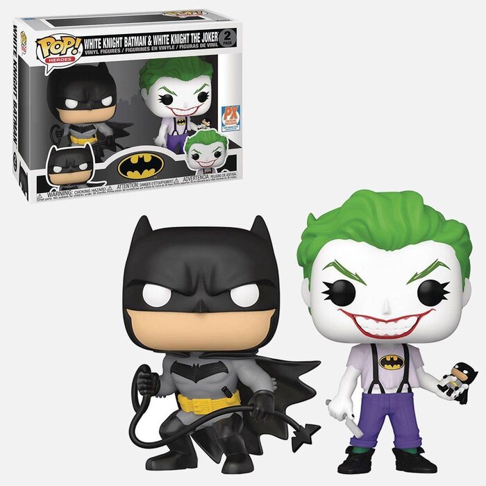 Funko Funko Heroes DC 2 Pack White Knight Batman & White Knight the Joker Batman
