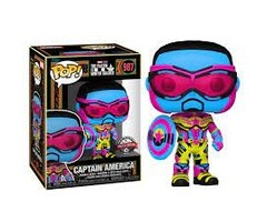 Funko Funko Marvel 0987 Captain America Special Edition Blacklight