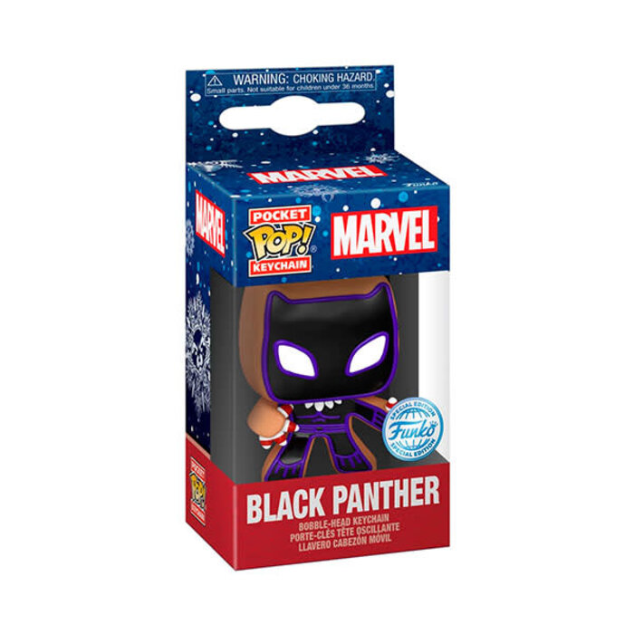 Funko Funko Keychain Marvel Gingerbread Black Panther