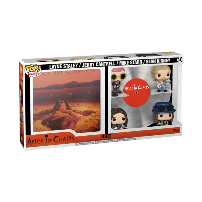 Funko Funko Albums 031 Alice in Chains Layne Staley / Jerry Cantrell / Mike Starr / Sean Kinney Dirt Deluxe Rocks Music
