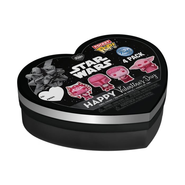 Funko Funko Pocket Pop Star Wars The Mandalorian Valentine's Box 4Pieces
