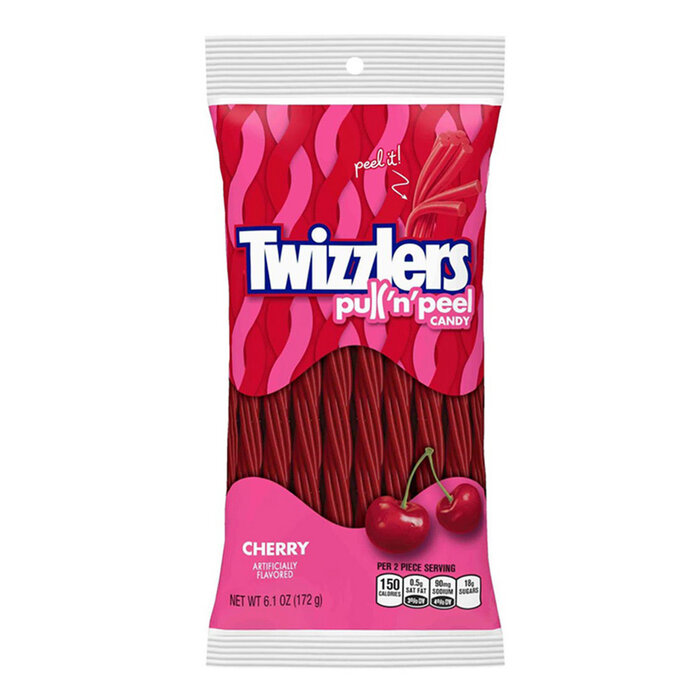 Twizzlers Candy Twizzlers Pull and Peel Cherry 172gr