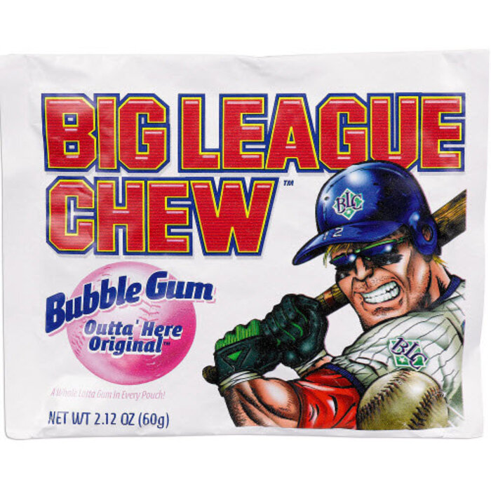 Big League Candy Big League Chew Original Bubble Gum 60g