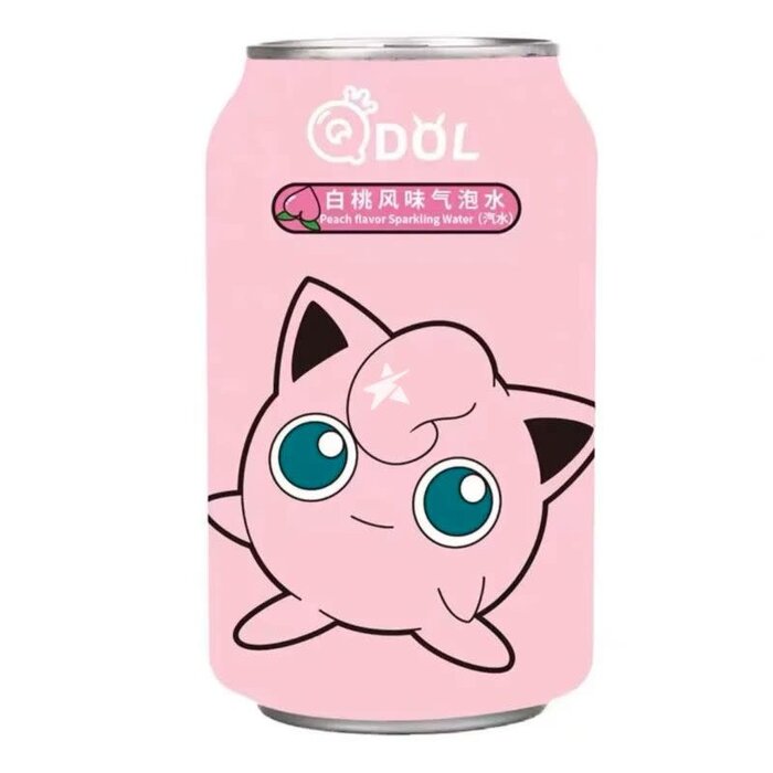QDOL Drink QDOL Pokémon White Peach Sparkling Water Japan 330ml