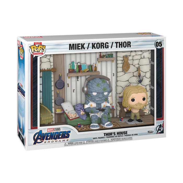 Funko Funko Moment 05 Marvel Thor's House Miek / Korg / Thor Avengers Endgame Moment Deluxe DLX