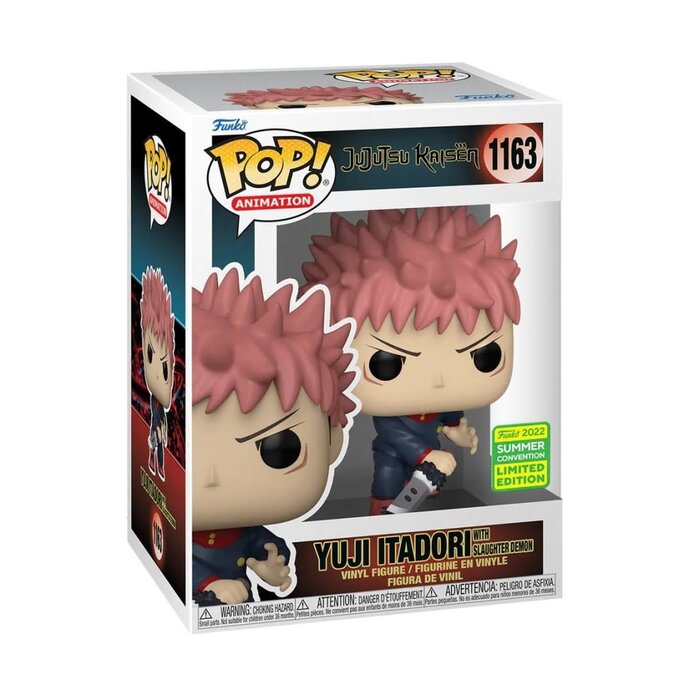 Funko Funko Animation 1163 Yuji Itadori with Slaughter Demon Jujutsu KaisÃ«n 2022 Summer Convention Limited Edition