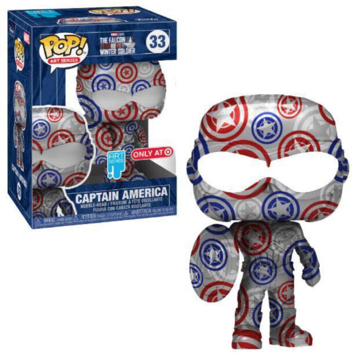 Funko Funko Art Series Marvel 033 Captain America  Special Edition Captain America The Falcon and the Winter Soldier