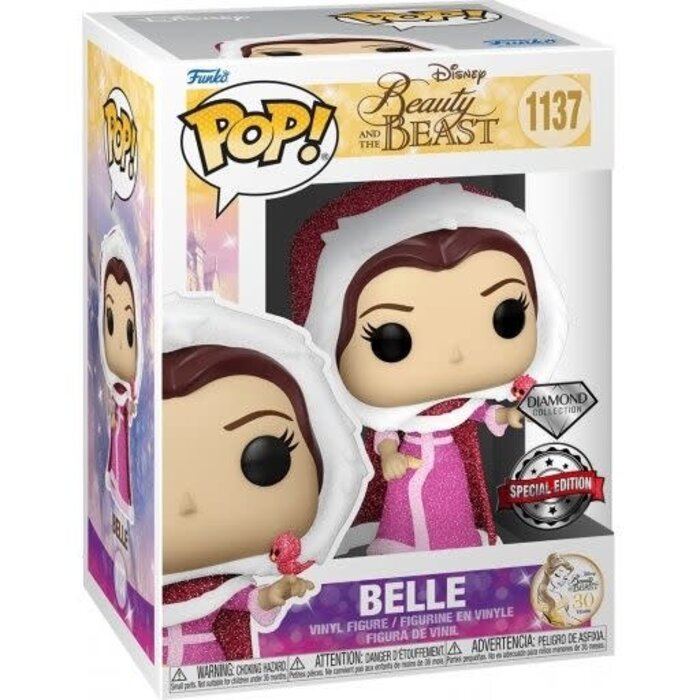 Funko Funko Disney 1137 Belle Winter Special Diamond Collection Special Edition