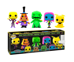 Funko Funko Disney 5pack Jack Skellington / Mayor / Oogie Boogie / Sally / Zero Black Light Funko Special Edition The Nightmare Before Christmas
