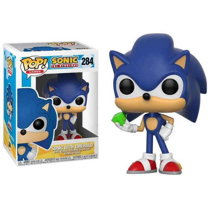 Funko Funko Games 0284 Sonic with Emerald Sonic the Hedgehog