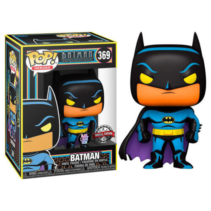 Funko Funko Heroes DC 0369 Batman Black Light Glow Special Edition Batman The Animated Series