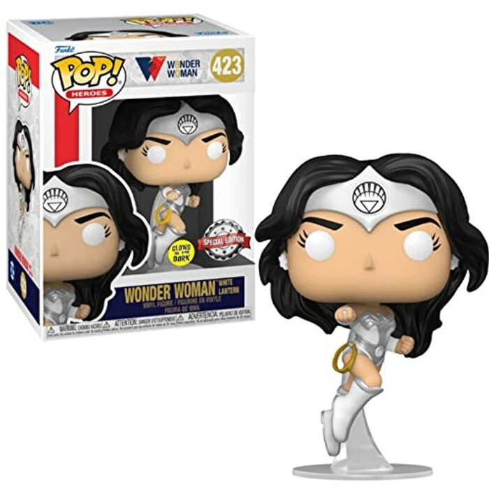 Funko Funko Heroes DC 0423 Wonder Woman White Lantern Glow in the Dark GITD Special Edition