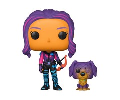 Funko Funko Marvel 1212 Kate Bishop with Lucky the Pizza Dog Glow in the Dark Hawkeye