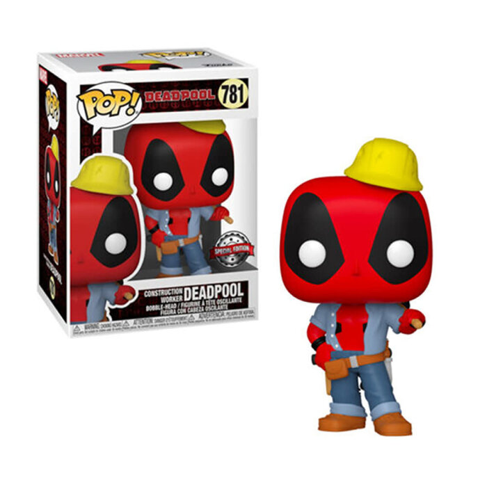 Funko Funko Marvel 0781 Construction Worker Deadpool Special Edition Deadpool