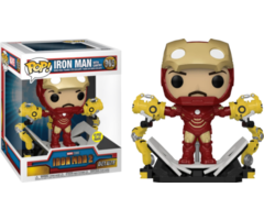Funko Funko Marvel 0905 Iron Man with Gantry Deluxe Glow in the Dark GITD Special Edition Iron Man 2