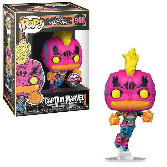 Funko Funko Marvel 0908 Captain Marvel Special Edition Blacklight