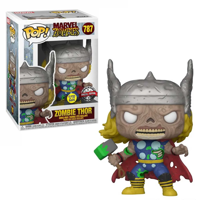 Funko Funko Marvel 0787 Zombie Thor Zombies GITD Glow in the Dark Special Edition