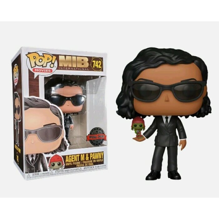 Funko Funko Movies 0742 Agent M with Pawny MIB Men in Black