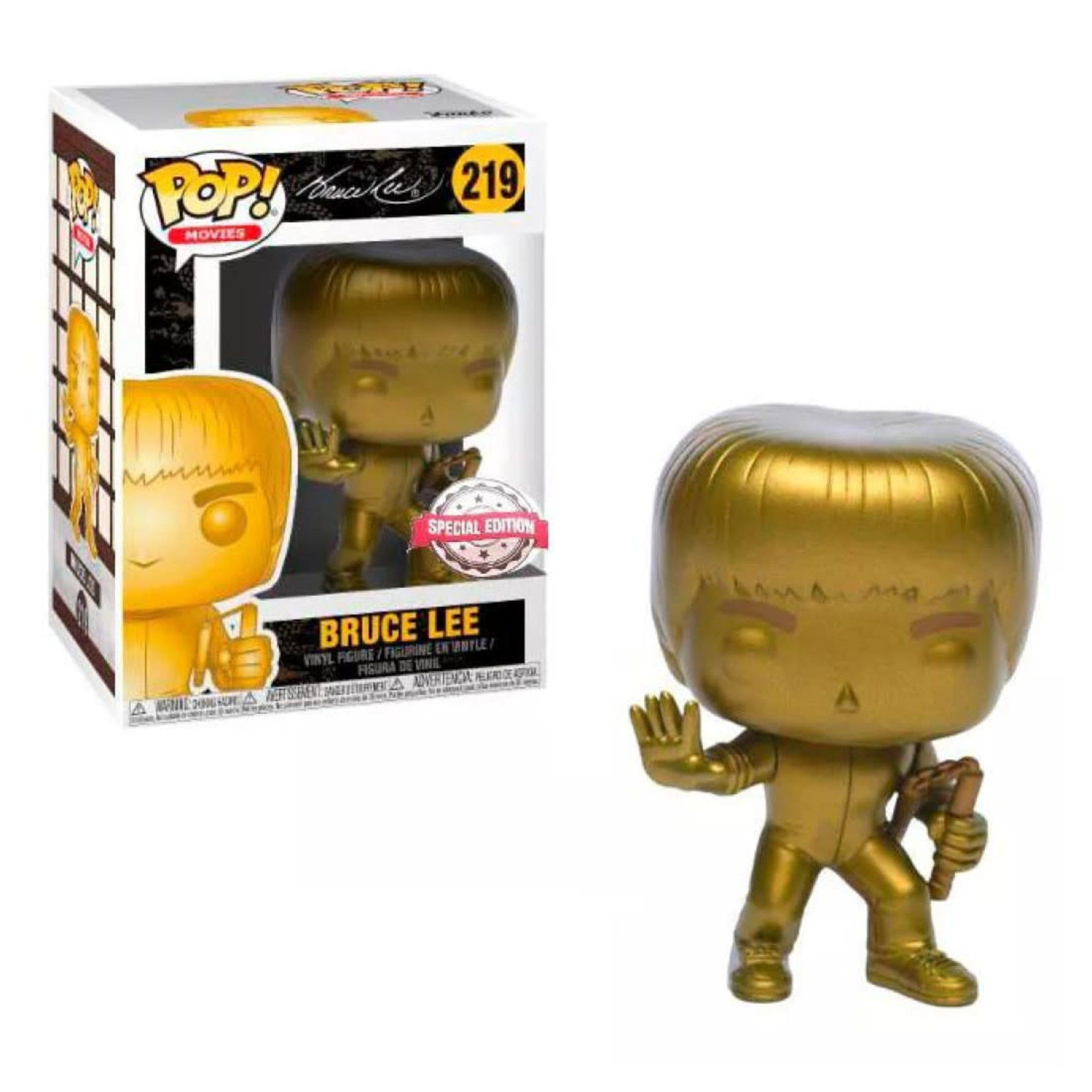Funko Movies 0219 Bruce Lee Gold Special Edition Bruce Lee