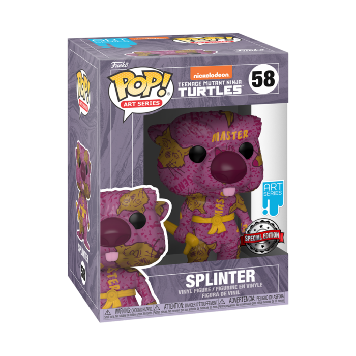 Funko Funko Art Series 58 Splinter Nickelodeon Teenage Mutant Ninja Turtles Special Edition