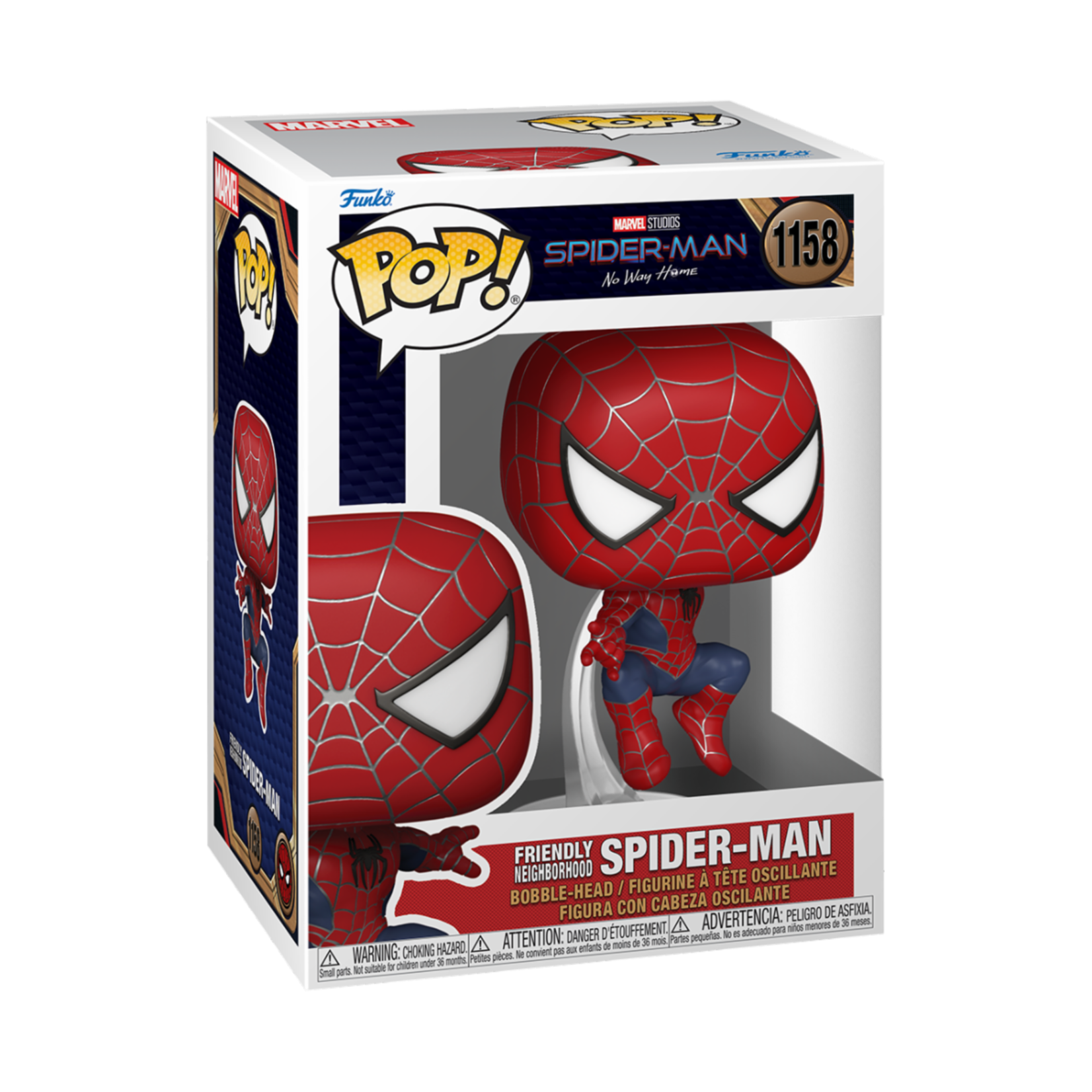 Funko Marvel 1158 Friendly Neighborhood Spider-Man Leaping Spider-Man No Way Home