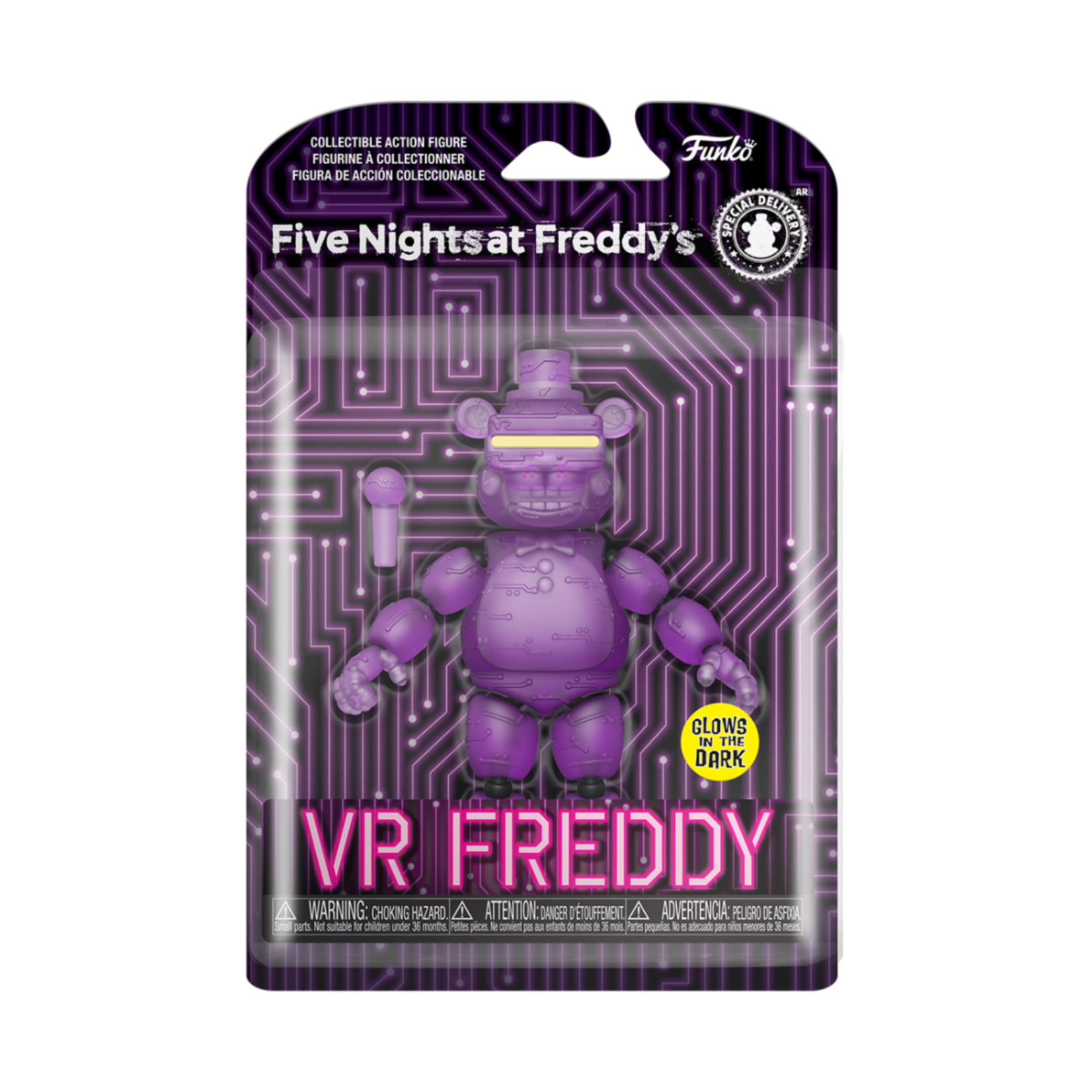 Funko Action Figure Games VR Freddy GITD FNAF Five Nights at Freddy's