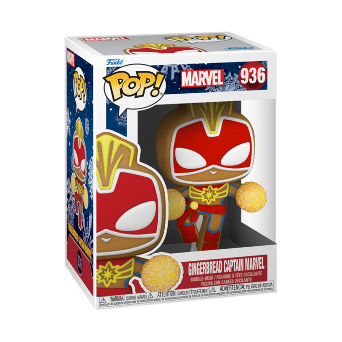 Funko Funko Marvel 0936 Gingerbread Captain Marvel
