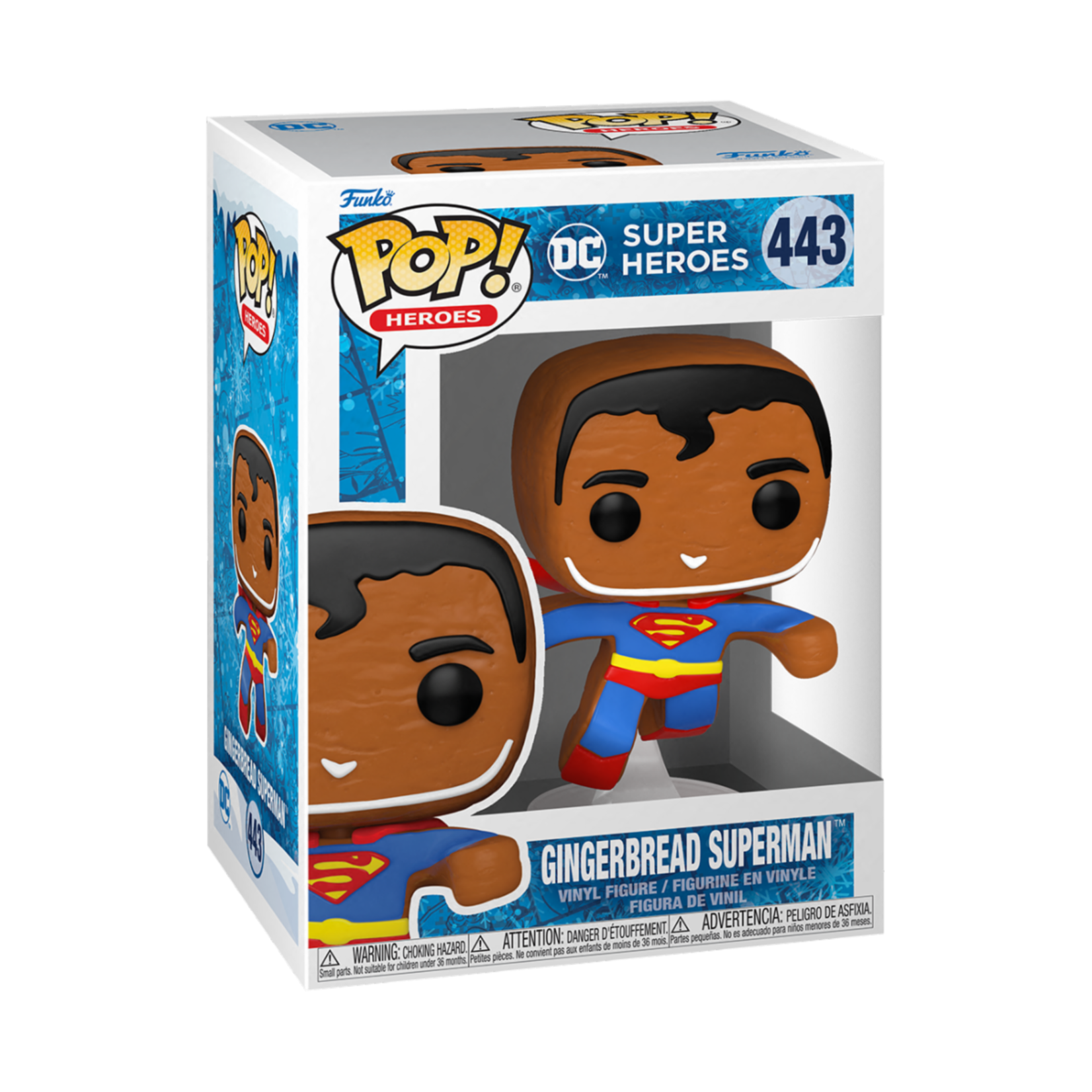 Funko Heroes DC 0443 Gingerbread Superman Holiday 2022 DC Super Heroes