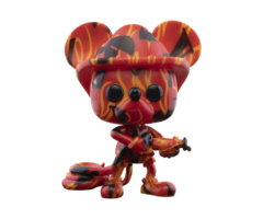 Funko Funko Art Series 19 Firefighter Mickey Disney Special Edition + Hard Stack Protector