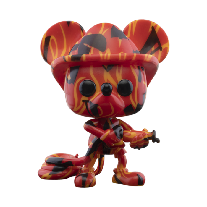 Funko Funko Art Series 19 Firefighter Mickey Disney Special Edition + Hard Stack Protector