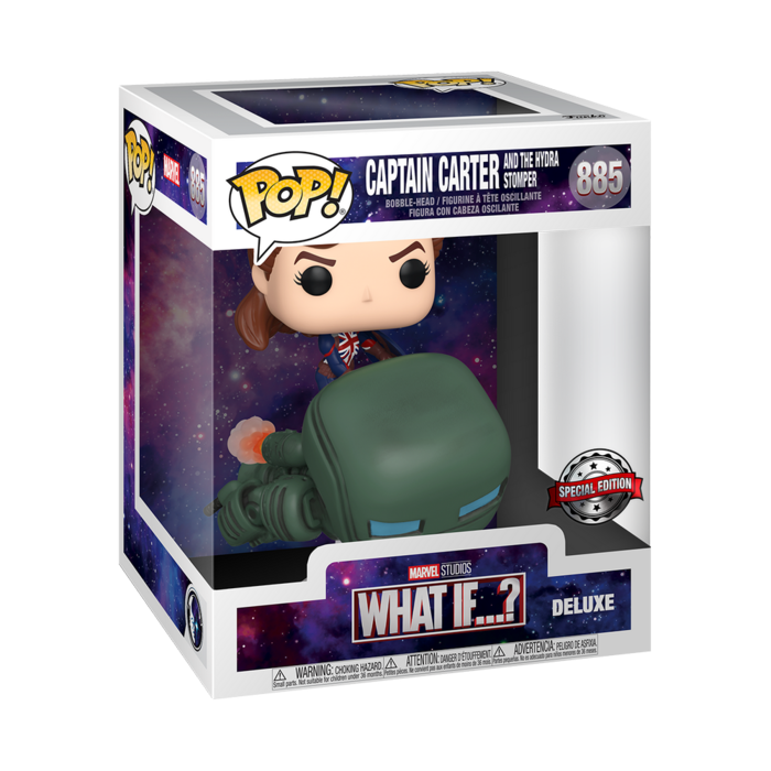 Funko Funko Marvel 0885 Captain Carter and the Hydra Stomper What if...? Amazon Exclusive