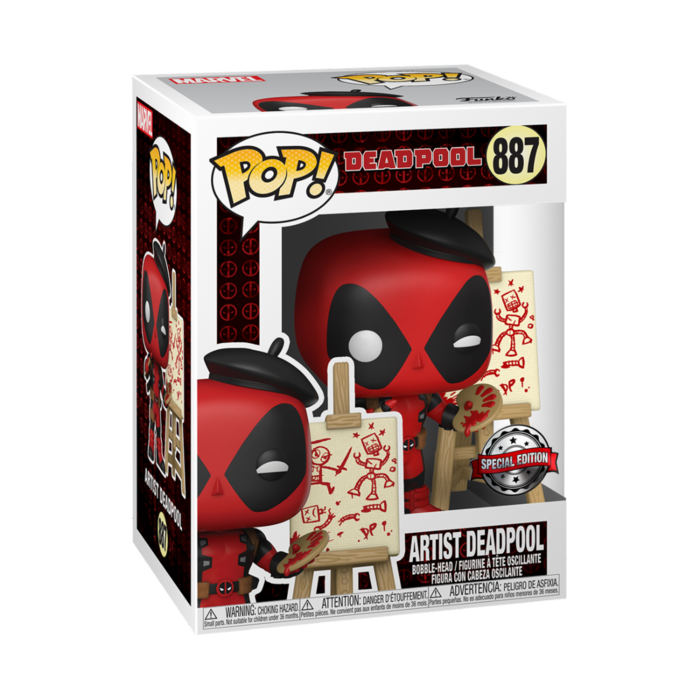 Funko Funko Marvel 0887 Artist Deadpool Special Edition
