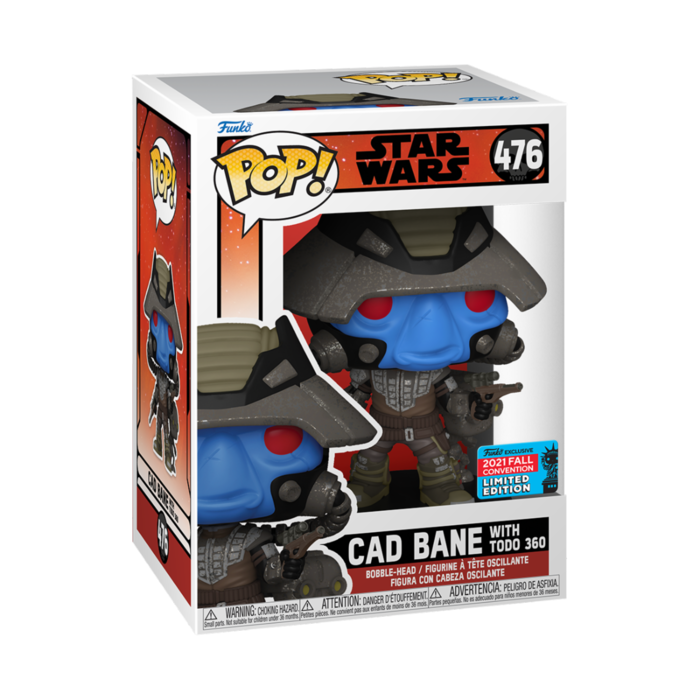Funko Funko Star Wars 0476 Cad Bane with Todo 360 2021 Fall Convention Limited Edition