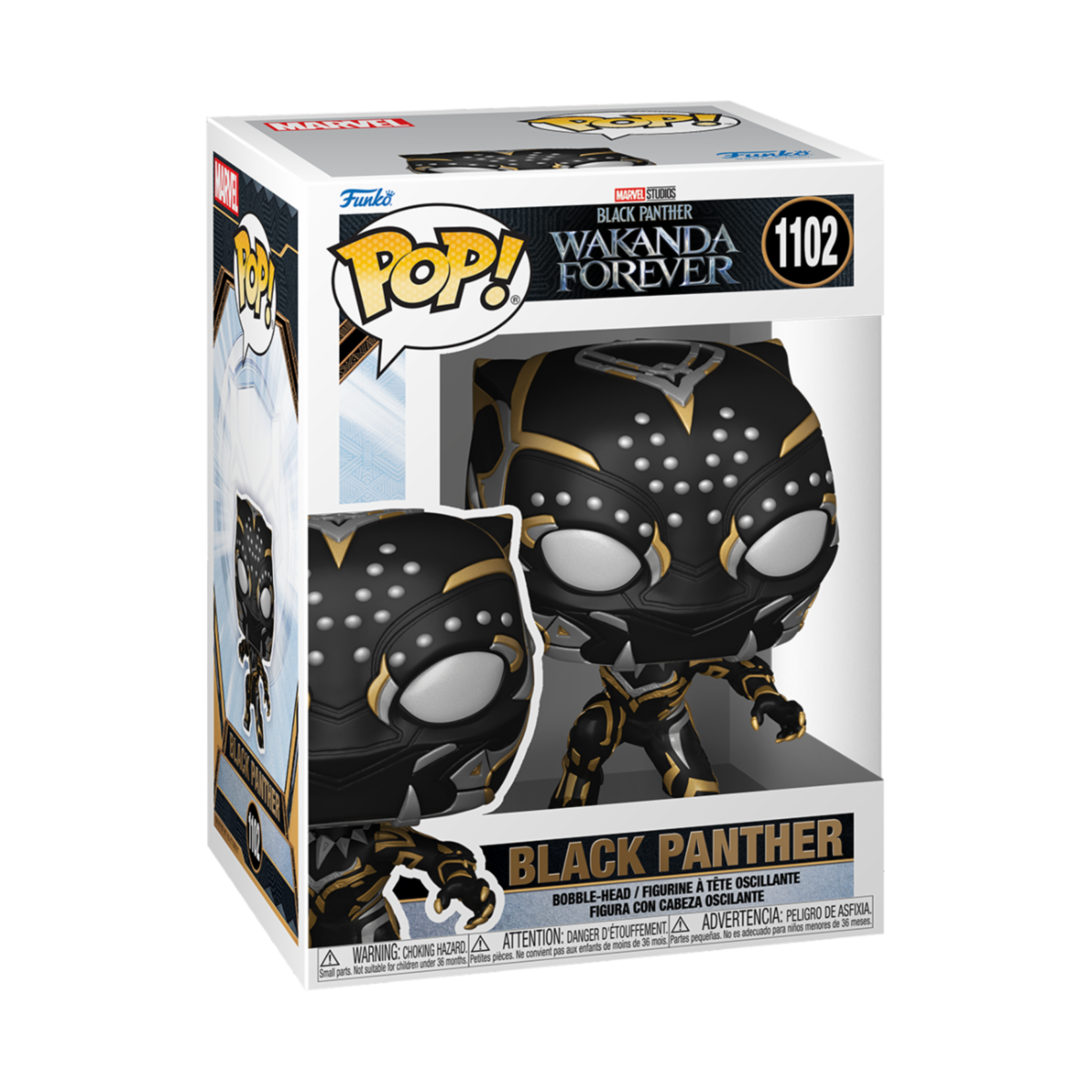 Funko Marvel 1102 Black Panther Wakanda Forever Black Panther WF BP