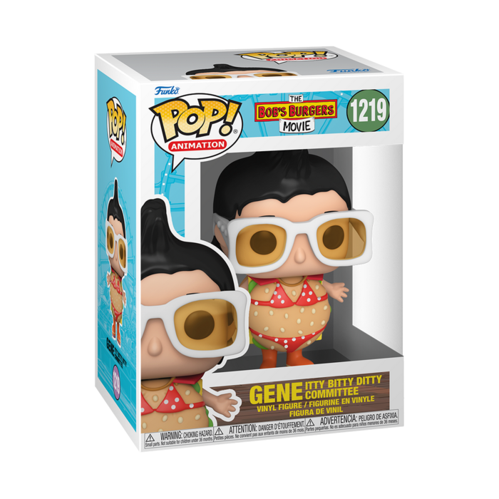 Funko Funko Animation 1219 Gene Itty Bitty Ditty Committee The Bob's Burgers Movie