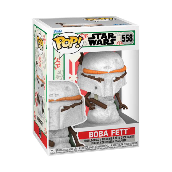 Funko Funko Star Wars 0558 Boba Fett Holiday Snowman