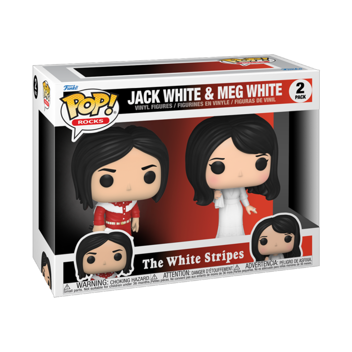Funko Funko Rocks 2pack Jack White & Meg White The White Stripes