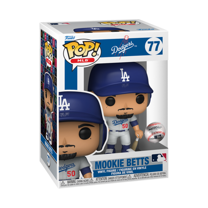 Funko Funko MLB 077 Mookie Betts Los Angeles Dodgers Major League Baseball