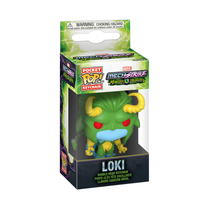 Funko Funko Keychain Marvel Loki Mech Strike Monster Hunters