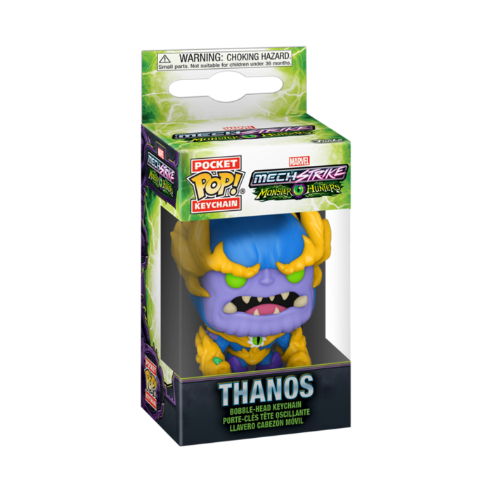 Funko Funko Keychain Marvel Thanos Mech Strike Monster Hunters