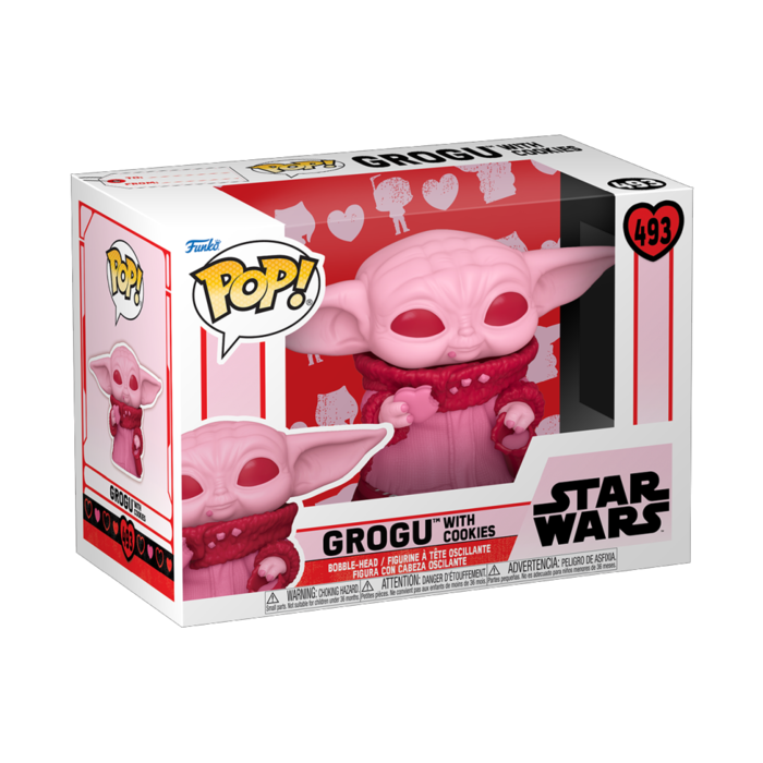 Funko Funko Star Wars 0493 Grogu with Cookies Valentines