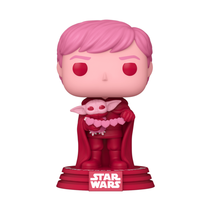 Funko Funko Star Wars 0494 Luke Skywalker with Grogu Valentines